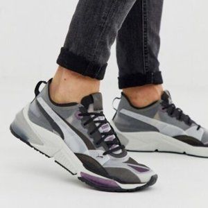 Puma Men's LQDCELL Optic Sheer Black Violet Size 9